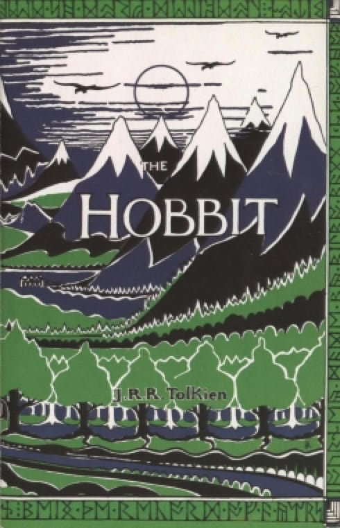 J.R.R. Tolkien, Hobbit, 1937. (naslovnica)