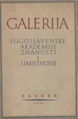 Katalog Galerije JAZU, 1947.